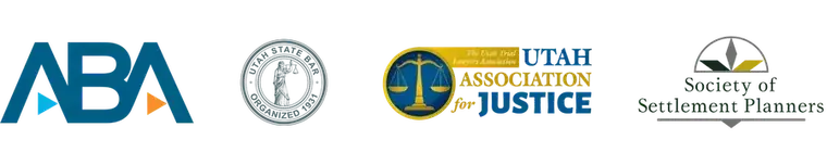 Professional Associations: ABA, Utah State Bar, Utah Association for Justice, Society of Settlement Planners
